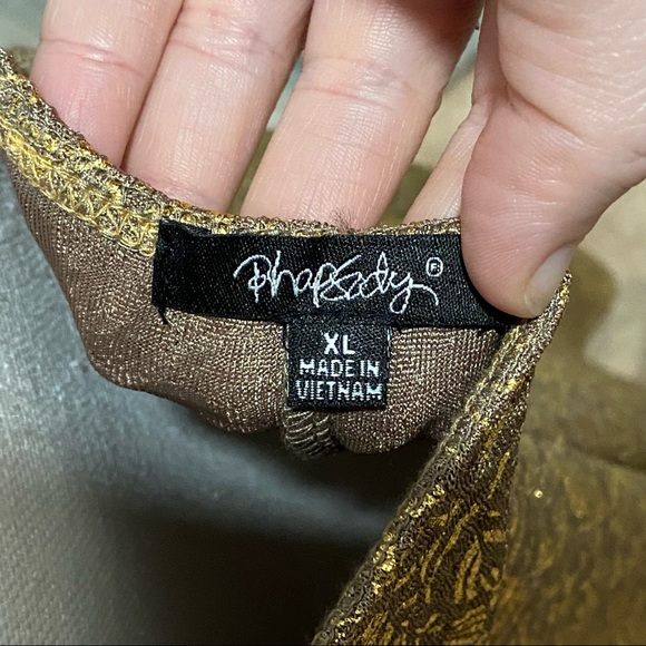 XL Rhapsody gold dress - Picture 4 of 4